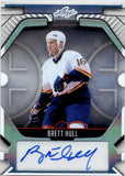 2025 Brett Hull Leaf Metal Legends BLUE PRISMATIC AUTO 03/10 AUTOGRAPH #BC-BH2 St. Louis Blues HOF