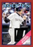 2023 Larry Walker Topps Series 1 RED 1988 PATCH 11/25 RELIC #88R-LW Colorado Rockies HOF