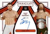 2023 Sami Zayn Panini Immaculate Collection RUBY RED PAST & PRESENT AUTO 14/25 AUTOGRAPH #PP-SZN Monday Night Raw