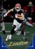 2025 Drake London Panini Luminance BLUE 54/199 Atlanta Falcons #30