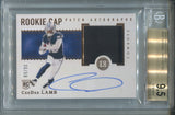 2020 CeeDee Lamb Panini Encased ROOKIE CAP PATCH AUTO 36/50 AUTOGRAPH RELIC RC BGS 9.5/10 #107 Dallas Cowboys 2423