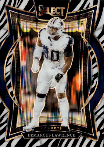 2024 Demarcus Lawrence Panini Select ZEBRA SP Dallas Cowboys #47