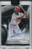 2025 Vince Coleman Topps Chrome Black AUTO AUTOGRAPH #CBA-VC St. Louis Cardinals 2