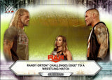 2018 Randy Orton & Edge Topps WWE YELLOW #72 Friday Night Smackdown