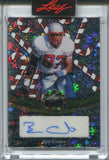 2025 Ben Coates Leaf Happy Holidays CANDY CANE AUTO 02/15 AUTOGRAPH #BA-BC2 New England Patriots
