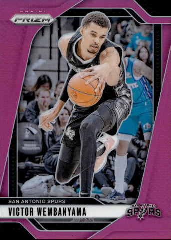 2024-25 Victor Wembanyama Panini Prizm PINK 248/249 #172 San Antonio Spurs