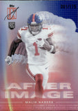 2024 Malik Nabers Topps Signature Class AFTER IMAGE ROOKIE REFRACTOR JERSEY NUMBER 001/175 RC #AI-11 New York Giants