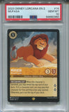 2023 Mufasa Disney Lorcana ENGLISH PSA 10 #14 0360