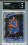2018-19 Jalen Brunson Donruss Optic RATED ROOKIE SHOCK PRIZM RC GMA 9 #179 Dallas Mavericks 5504