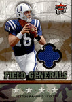 2007 Peyton Manning Fleer Ultra FIELD GENERALS JERSEY RELIC #FG-PM Indianapolis Colts HOF