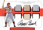 2019 Johnny Bench Panini National Treasures SIX PIECE JERSEY AUTO 01/20 AUTOGRAPH RELIC #SSS-JB Cincinnati Reds HOF