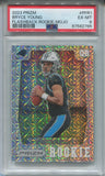 2023 Bryce Young Panini Prizm FLASHBACK MOJO ROOKIE 11/25 RC PSA 6 #PFR1 Carolina Panthers 2785
