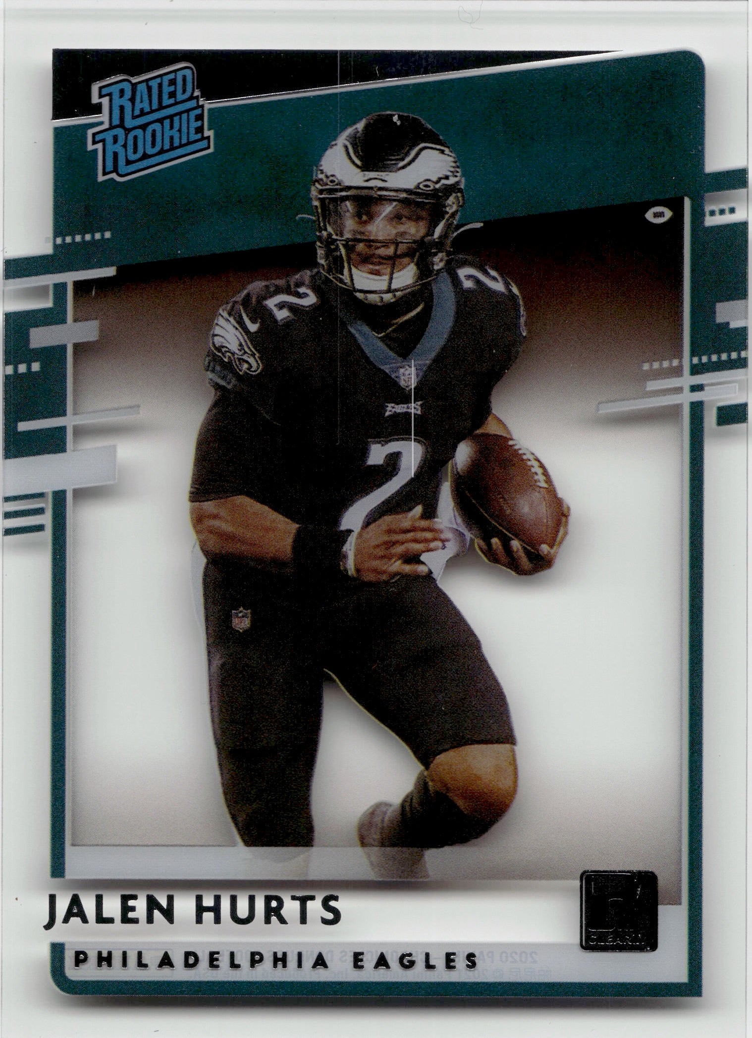 Jalen Hurts 2020 PANINI ABSOLUTE ROOKIE RC #145 PHILADELPHIA EAGLES!