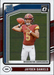 2024 Jayden Daniels Donruss Optic RATED ROOKIE RC #248 Washington Commanders 3