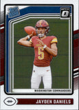 2024 Jayden Daniels Donruss Optic RATED ROOKIE RC #248 Washington Commanders 3
