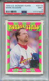 1999 Mark McGwire Upper Deck WONDER YEARS PSA 9 #WY19 St. Louis Cardinals 1828