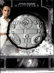 2022 Rey Topps Star Wars Masterwork TOOLS AND TECHNOLOGY MEDALLION RELIC #TTM-R Training Remote