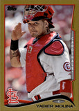 2014 Yadier Molina Topps GOLD 1644/2014 #57 St. Louis Cardinals