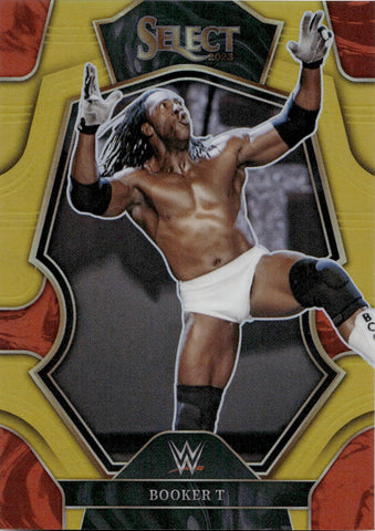 2023 Booker T Panini Select WWE PREMIER LEVEL GOLD 03/10 #168 WWE Legend