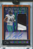 2024 Josh Hines-Allen Panini One ORANGE WONDERFUL ONES PATCH AUTO 15/20 AUTOGRAPH RELIC #372 Jacksonville Jaguars