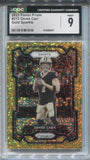 2023 Derek Carr Panini Prizm GOLD SPARKLE 19/24 CGC 9 #213 New Orleans Saints 5027