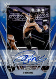 2025 Je'Von Evans Topps Chrome WWE BLUE REFRACTOR AUTO 054/150 AUTOGRAPH #BCA-JEE Monday Night Raw