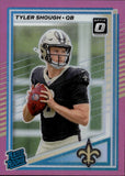 2025 Tyler Shough Donruss Optic PINK RATED ROOKIE RC #304 New Orleans Saints