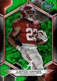 2023 Justice Haynes Bowman's Best University GREEN MINI-DIAMOND ROOKIE 99/99 RC #82 Alabama Crimson Tide