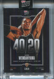 2023-24 Victor Wembanyama Topps Now 40/20 ROOKIE RC #VW-5 San Antonio Spurs