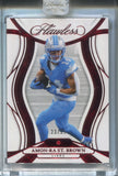 2025 Amon-Ra St. Brown Panini Flawless RUBY RED 23/25 #20 Detroit Lions
