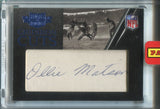 2010 Ollie Matson Panini Plates & Patches GRIDIRON CUTS AUTO 12/20 AUTOGRAPH #32 Los Angeles Rams HOF