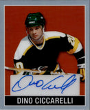 2025 Dino Ciccarelli Leaf Metal Legends Hockey RED MINI 1948 LEAF ORIGINALS AUTO 5/6 AUTOGRAPH #LO-DC1 Minnesota North Stars
