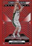 2021-22 Luka Doncic Panini Obsidian MAGNITUDE RED FLOOD #23 Dallas Mavericks