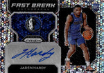 2022-23 Jaden Hardy Panini Prizm FAST BRK ROOKIE AUTO AUTOGRAPH RC #FBR-JHM Dallas Mavericks