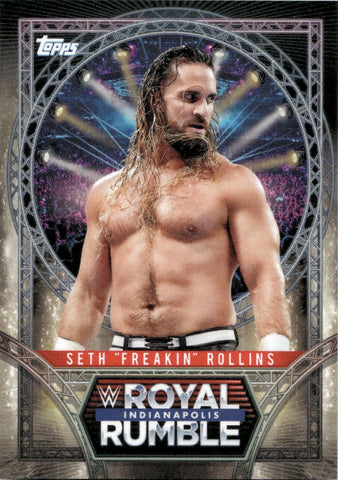 2025 Seth Rollins Topps ROYAL RUMBLE #RR-7 Monday Night Raw 2