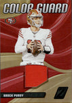 2023 Brock Purdy Panini Zenith COLOR GUARD JERSEY RELIC #CG-5 San Francisco 49ers