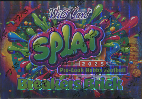 2025 Wild Card Splat Football Brkrs Brick, Box
