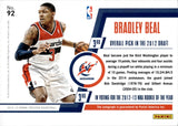 2014-15 Bradley Beal Panini Prestige BONUS SHOTS AUTO 25/25 AUTOGRAPH #92 Washington Wizards