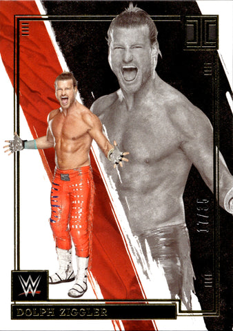 2022 Dolph Ziggler Panini Immaculate GOLD 17/35 #16 Monday Night Raw
