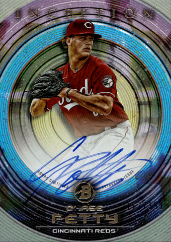 2022 Chase Petty Bowman Inception PROSPECT AUTO 167/399 AUTOGRAPH #PA-CP Cincinnati Reds