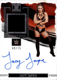 2023 Jacy Jayne Panini Impeccable WWE ELEGANCE SHIRT AUTO 69/75 AUTOGRAPH RELIC #EM-JJN NXT