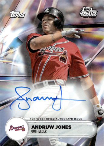 2024 Andruw Jones Topps Industry Conference AUTO AUTOGRAPH #ABU-AJ Atlanta Braves