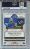 2021 Amon-Ra St. Brown Panini Prizm ORANGE LAZER ROOKIE RC PSA 10 #358 Detroit Lions 5637