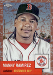 2022 Manny Ramirez Topps Chrome Platinum Anniversary TOILE ROSE GOLD REFRACTOR 66/75 #238 Boston Red Sox