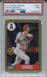 2022 Shohei Ohtani Topps Chrome 1987 DESIGN PSA 9 #87BC2 Anaheim Angels 6397