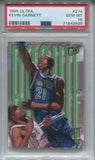 1995-96 Kevin Garnett Fleer Ultra ROOKIE RC PSA 10 #274 Minnesota Timberwolves HOF 2509