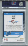 2024 Bo Nix Donruss Optic BLUE GLITTER RATED ROOKIE RC PSA 10 #209 Denver Broncos 3372