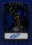 2024 Luther Burden Leaf Trinity BLUE STEEL ROOKIE AUTO 10/10 AUTOGRAPH RC #S-LB1 Chicago Bears