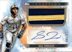2024 Sal Frelick Topps Inception ROOKIE PATCH AUTO 123/200 AUTOGRAPH RELIC #APC-SF Milwaukee Brewers