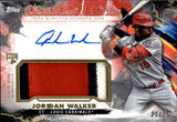 2023 Jordan Walker Topps Inception RED ROOKIE PATCH AUTO 20/25 AUTOGRAPH RELIC RC #IAP-JW St. Louis Cardinals